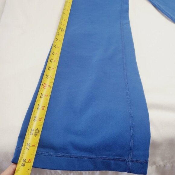 Vintage Y2K Lululemon Groove Pant Flare Yoga Pants Blue 8 - Picture 7 of 10